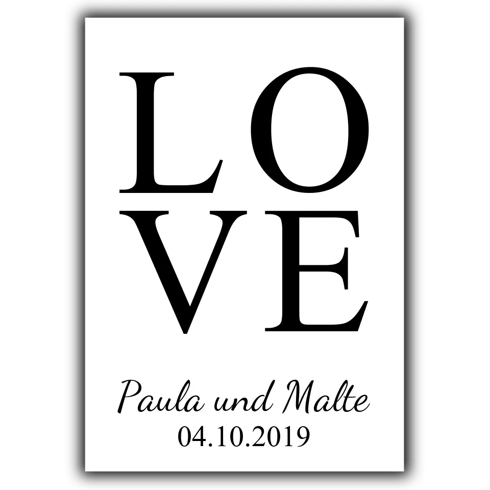 LOVE Poster - für die Familie