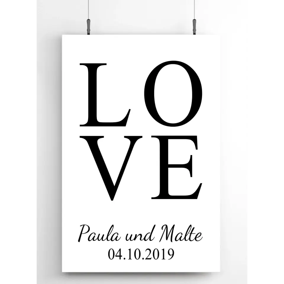 LOVE Poster - für die Familie