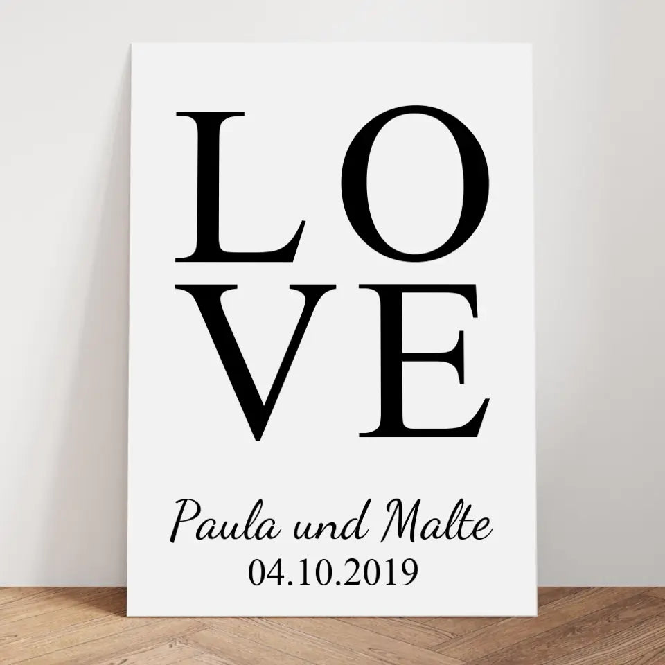 LOVE Poster - für die Familie