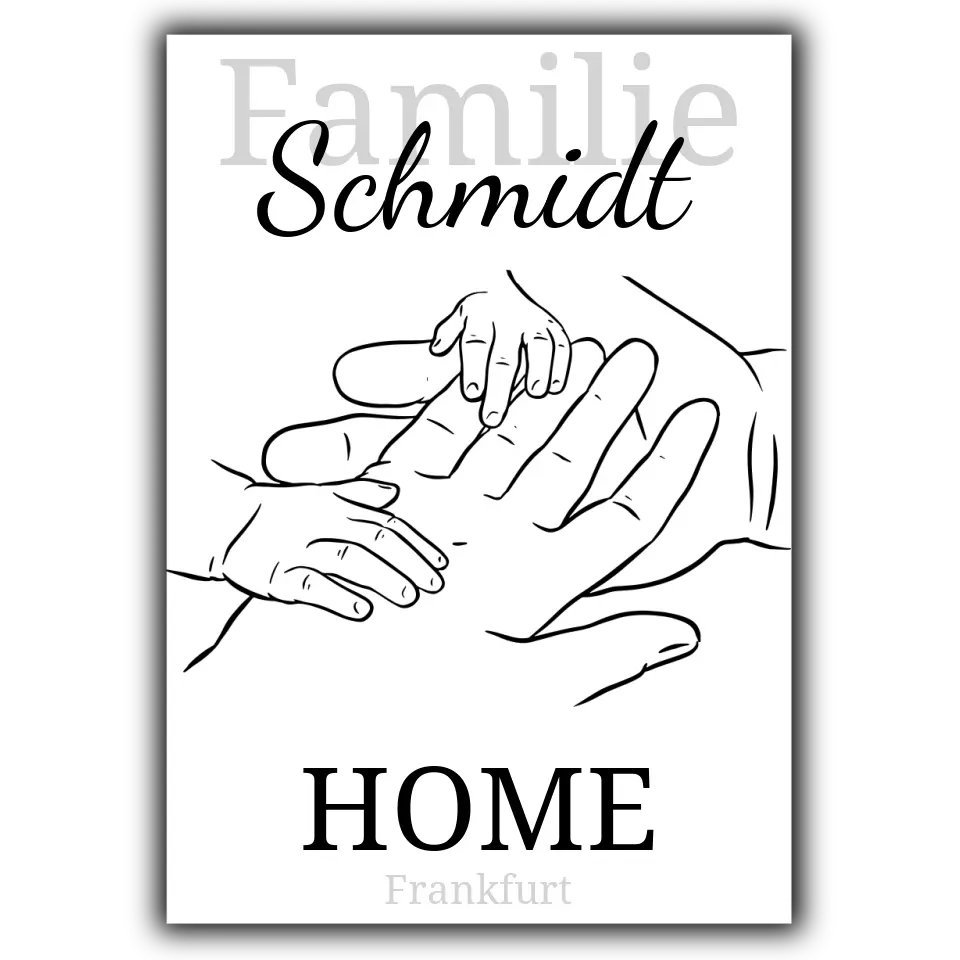HOME Poster - für die Familie