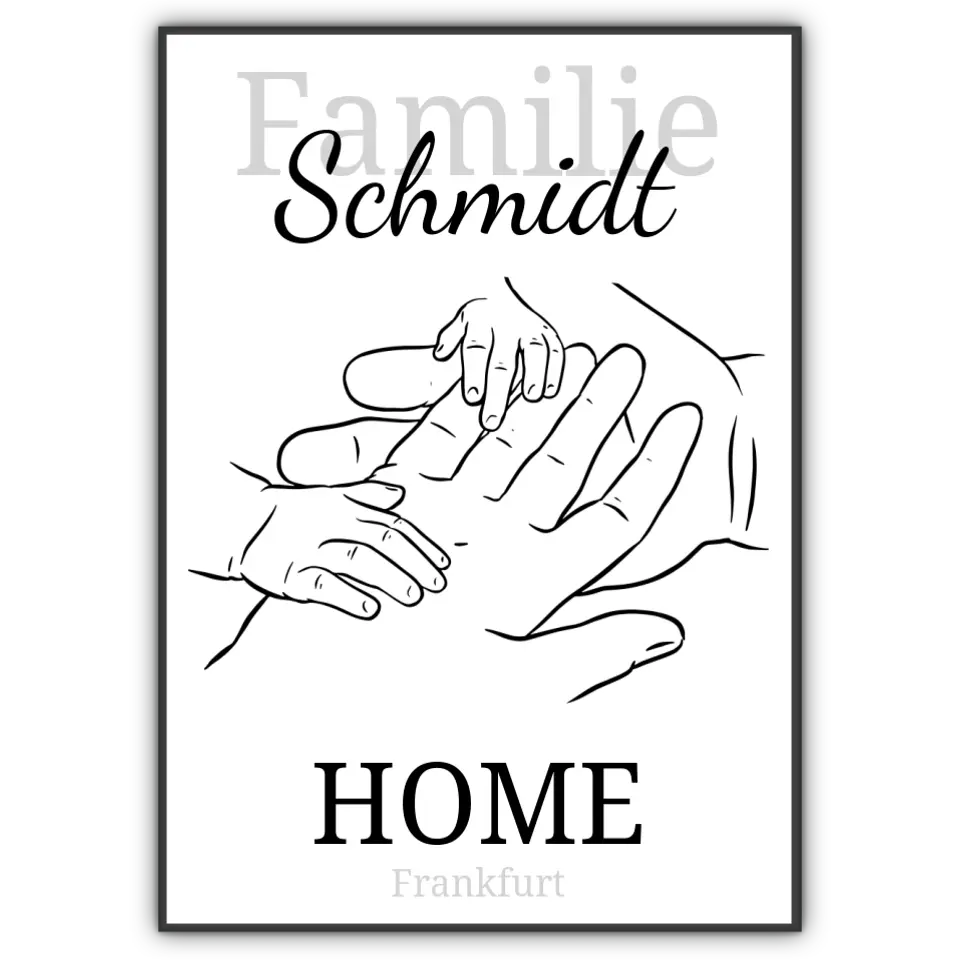 HOME Poster - für die Familie