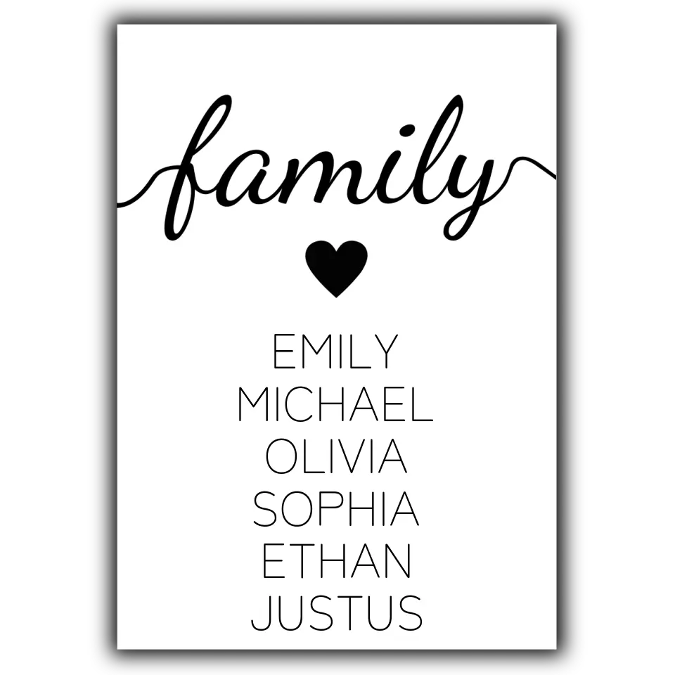 family Poster - für die Familie