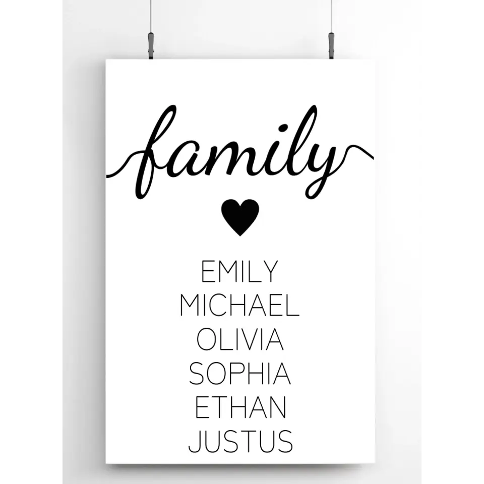 family Poster - für die Familie