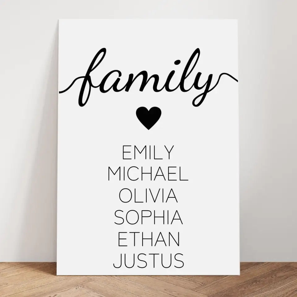 family Poster - für die Familie