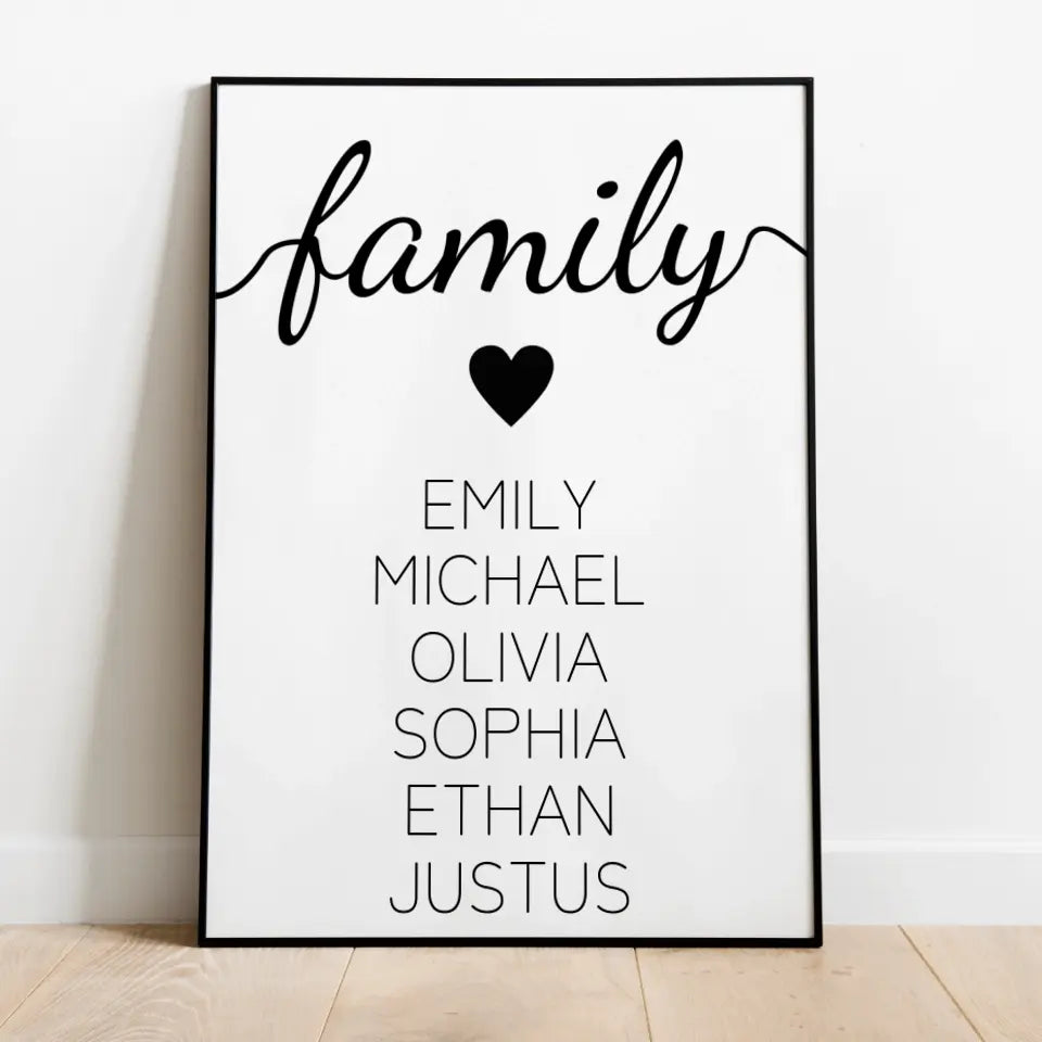 family Poster - für die Familie