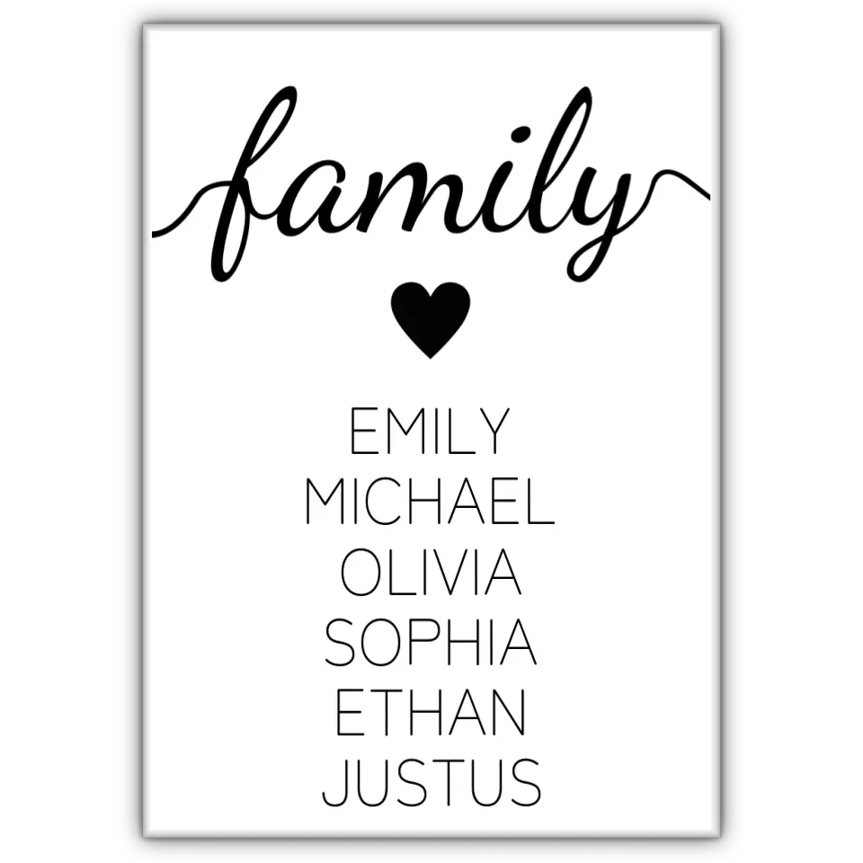 family Poster - für die Familie