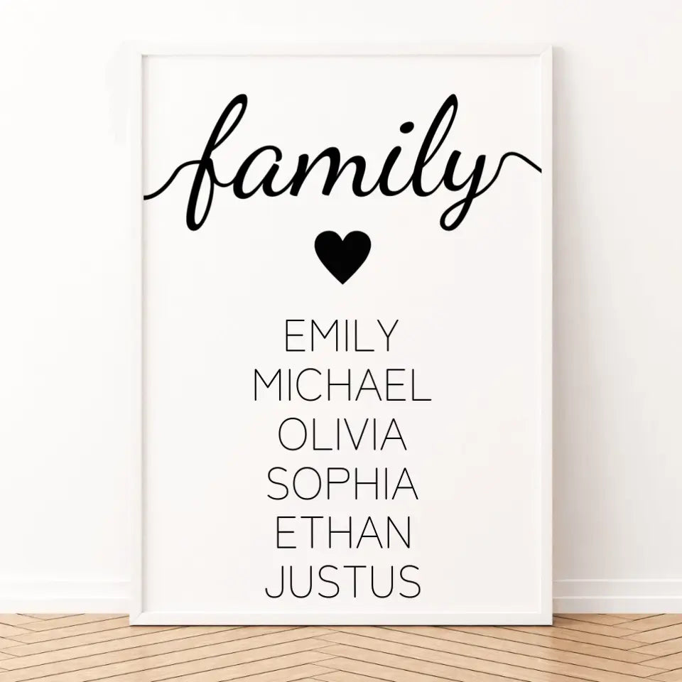 family Poster - für die Familie