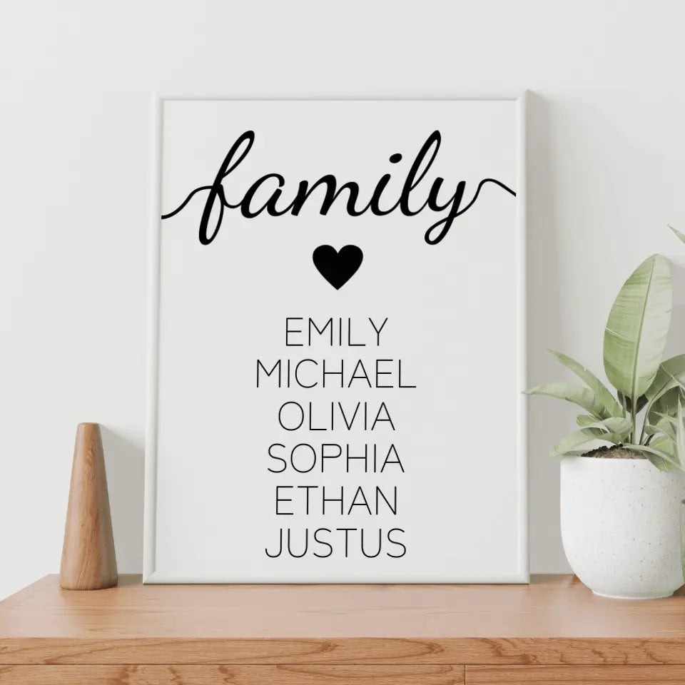family Poster - für die Familie