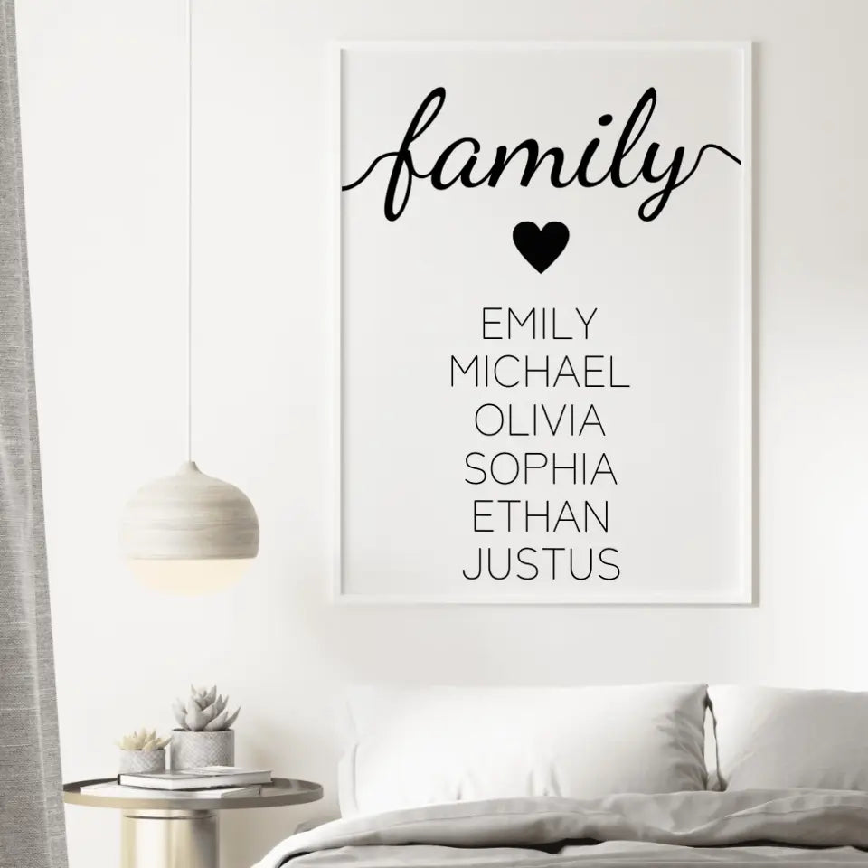 family Poster - für die Familie