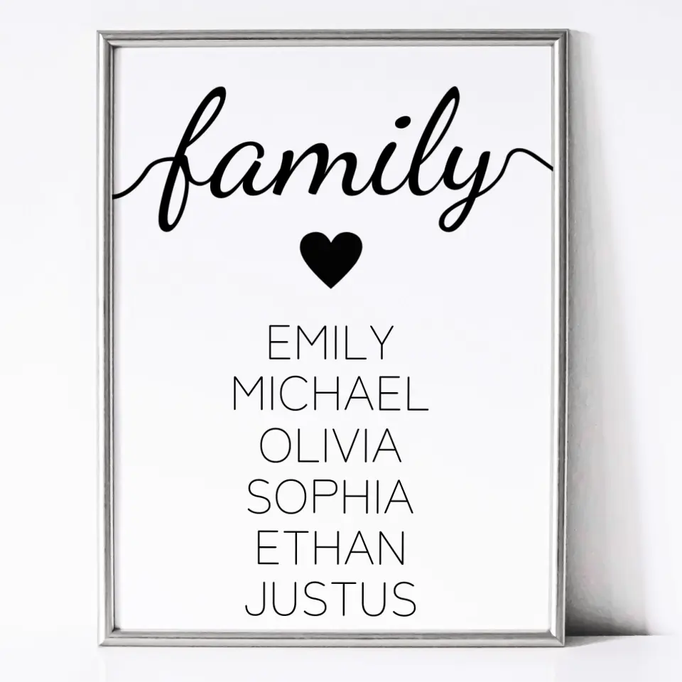 family Poster - für die Familie