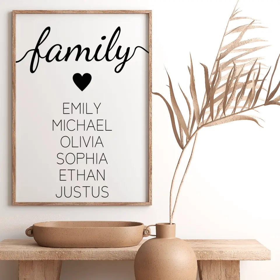 family Poster - für die Familie