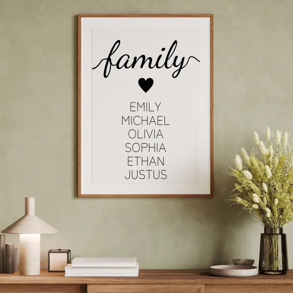 family Poster - für die Familie