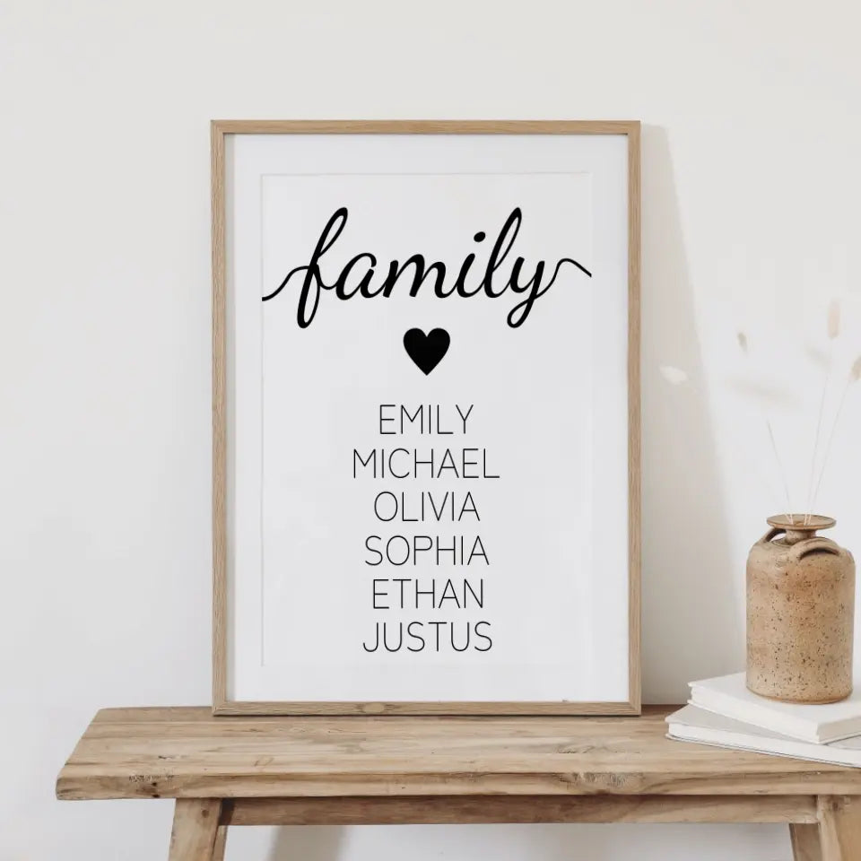 family Poster - für die Familie