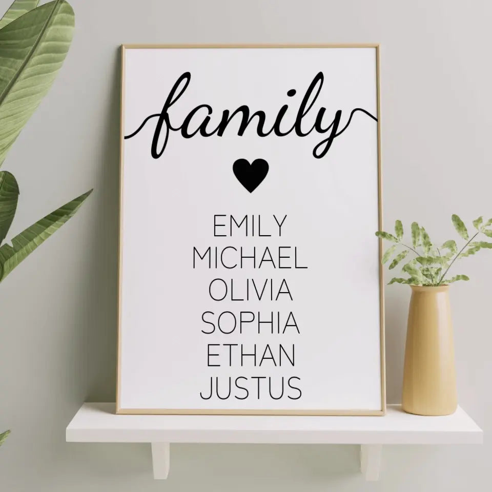 family Poster - für die Familie