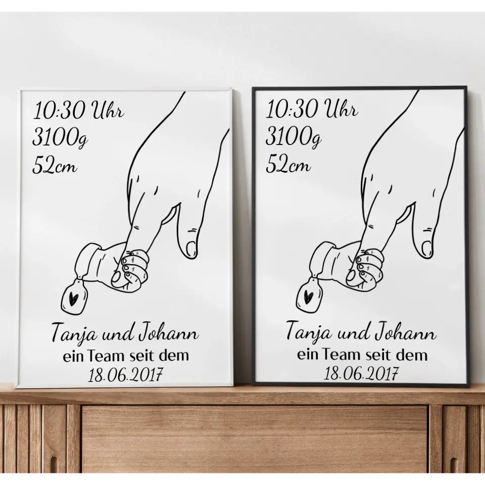 Alleinerziehendes Elternteil Poster - für die Geburt