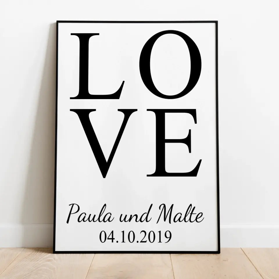 LOVE Poster - für die Familie