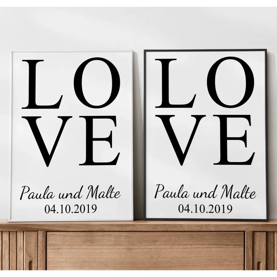 LOVE Poster - für die Familie