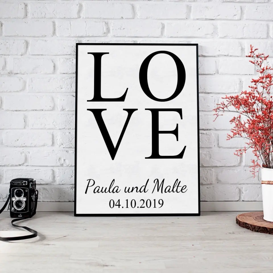 LOVE Poster - für die Familie