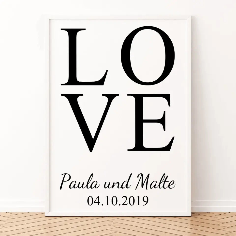 LOVE Poster - für die Familie