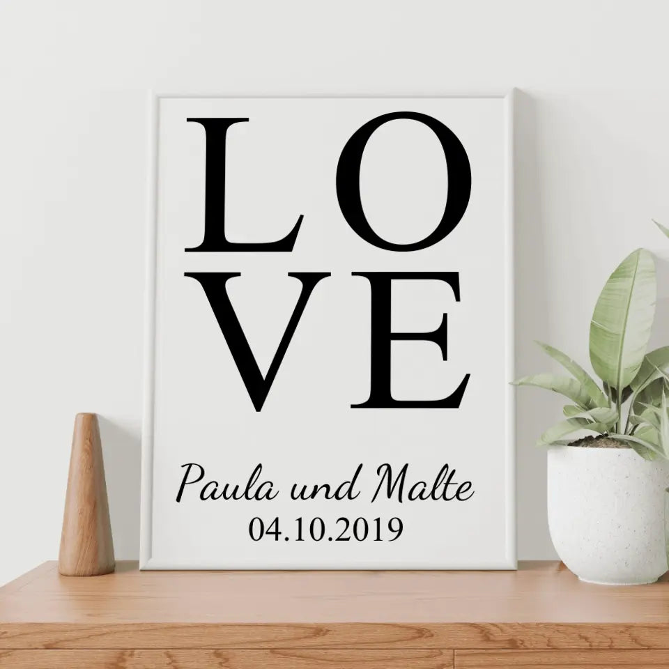 LOVE Poster - für die Familie