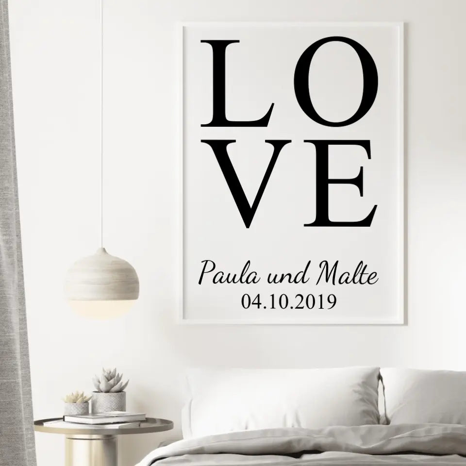 LOVE Poster - für die Familie