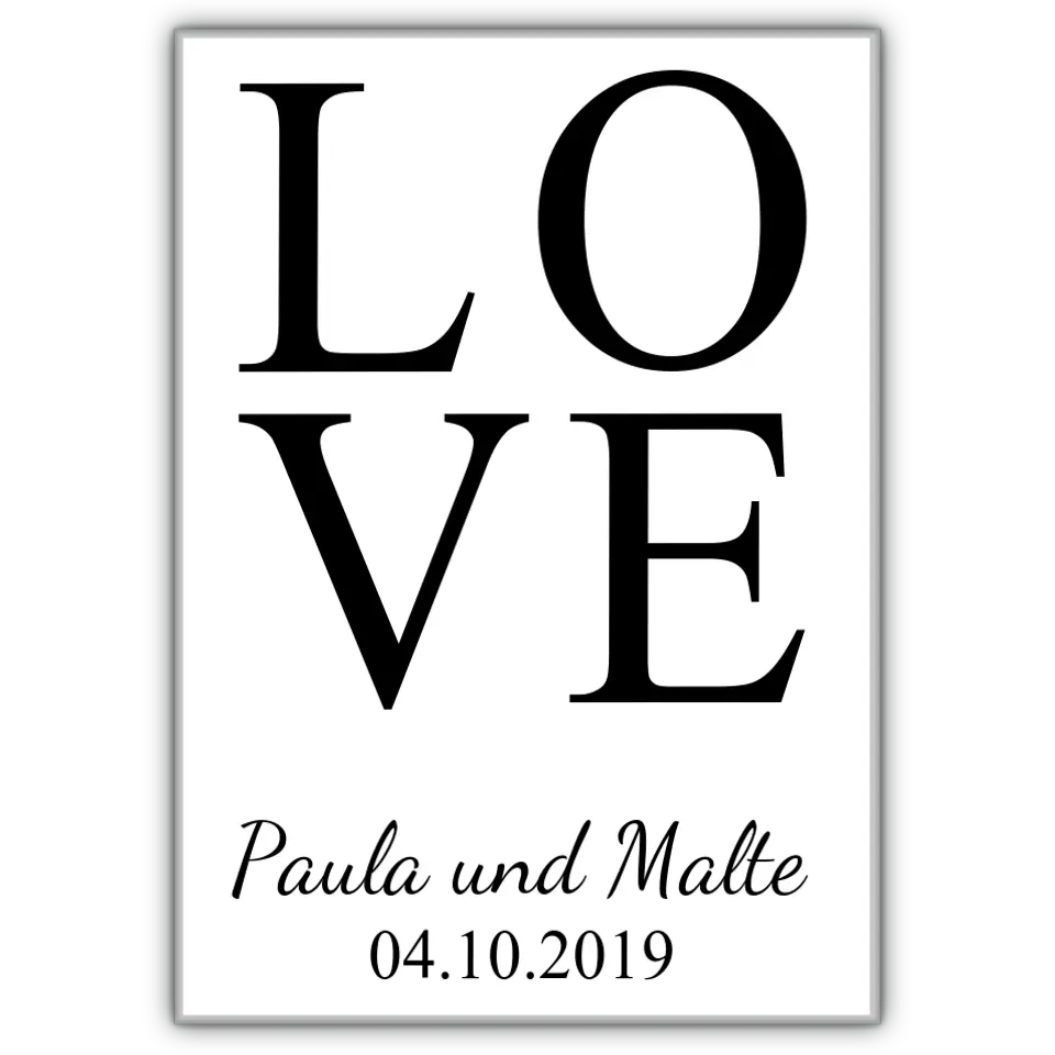 LOVE Poster - für die Familie
