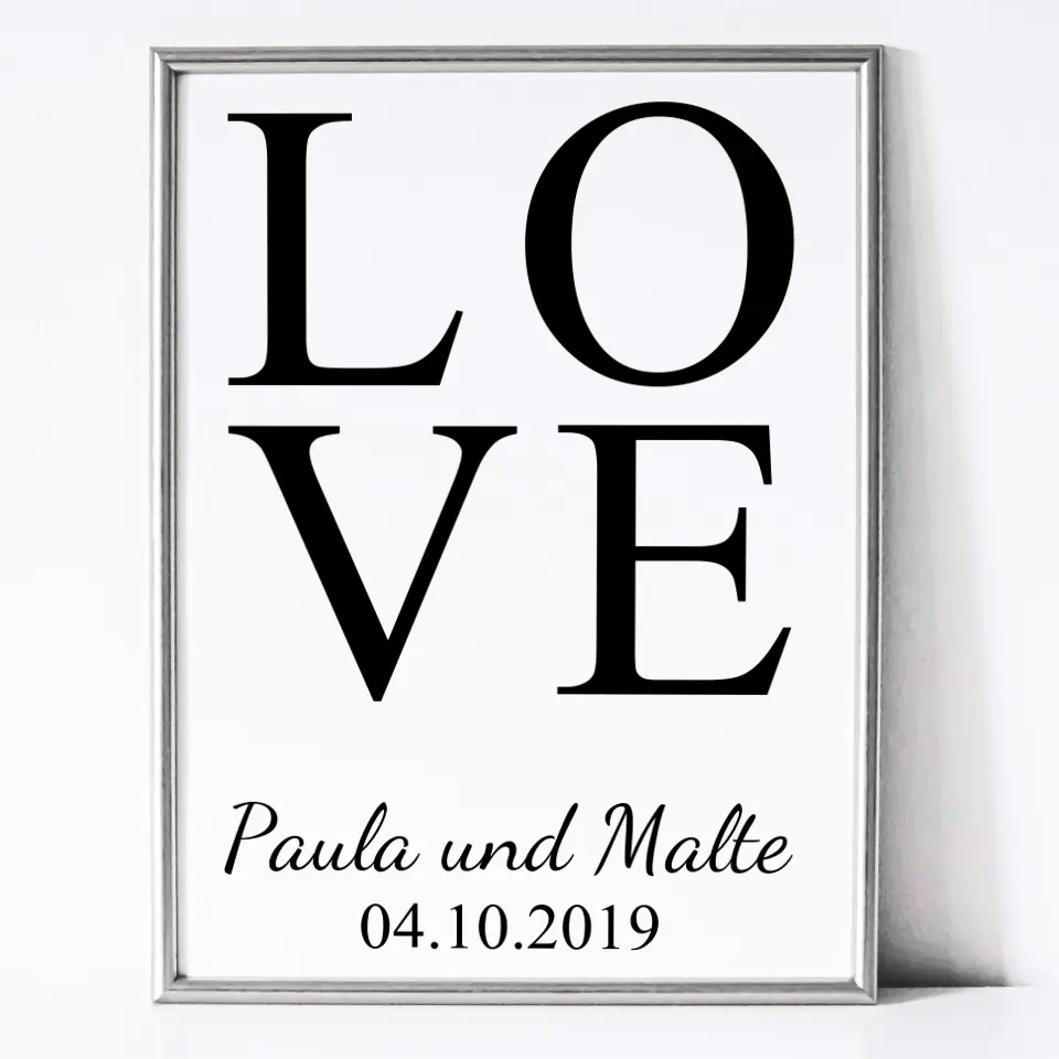 LOVE Poster - für die Familie