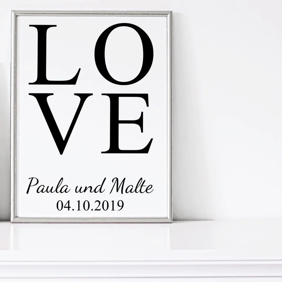 LOVE Poster - für die Familie
