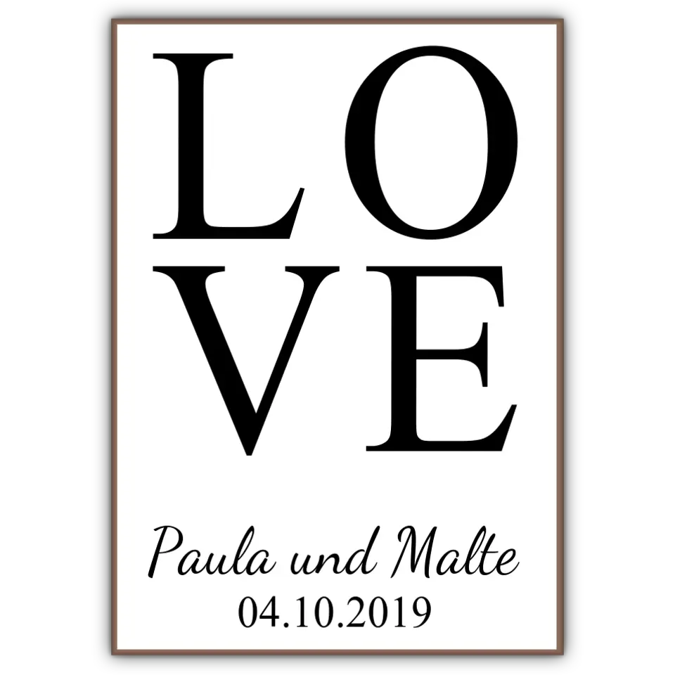 LOVE Poster - für die Familie