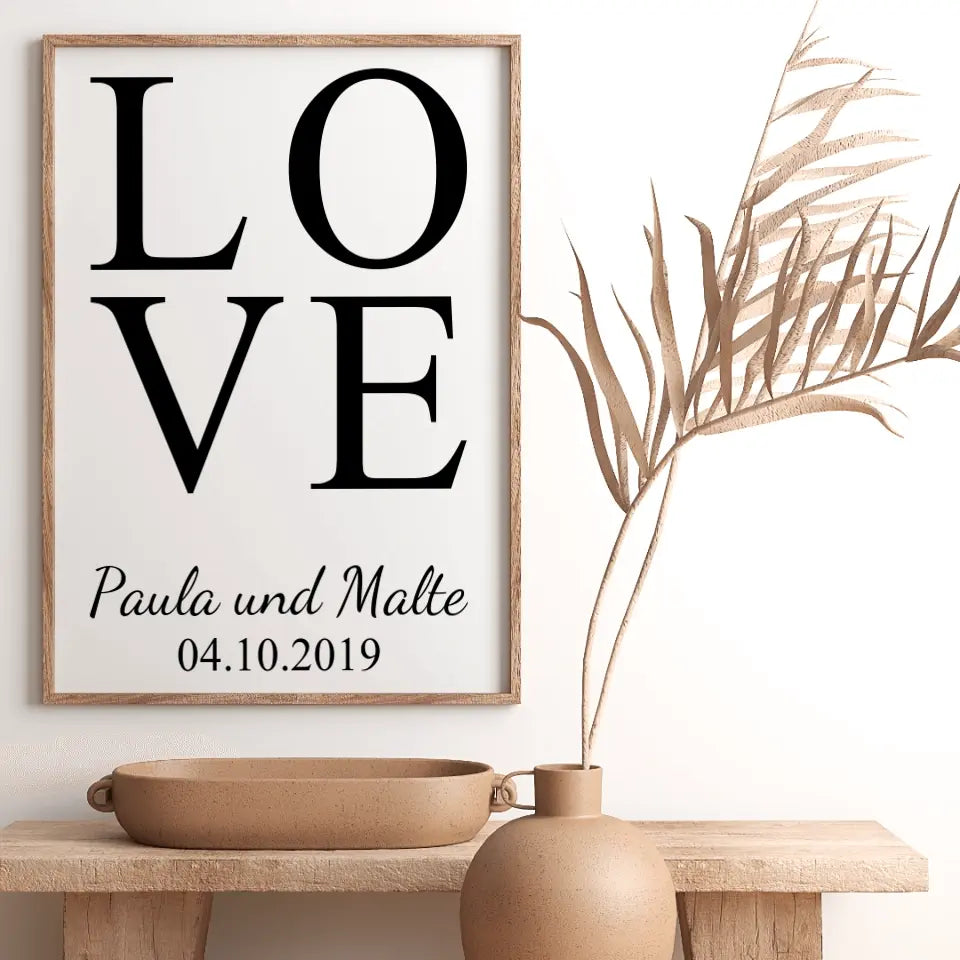 LOVE Poster - für die Familie
