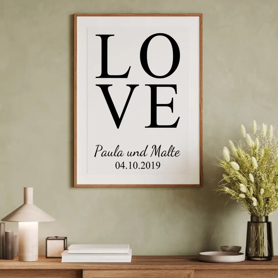 LOVE Poster - für die Familie