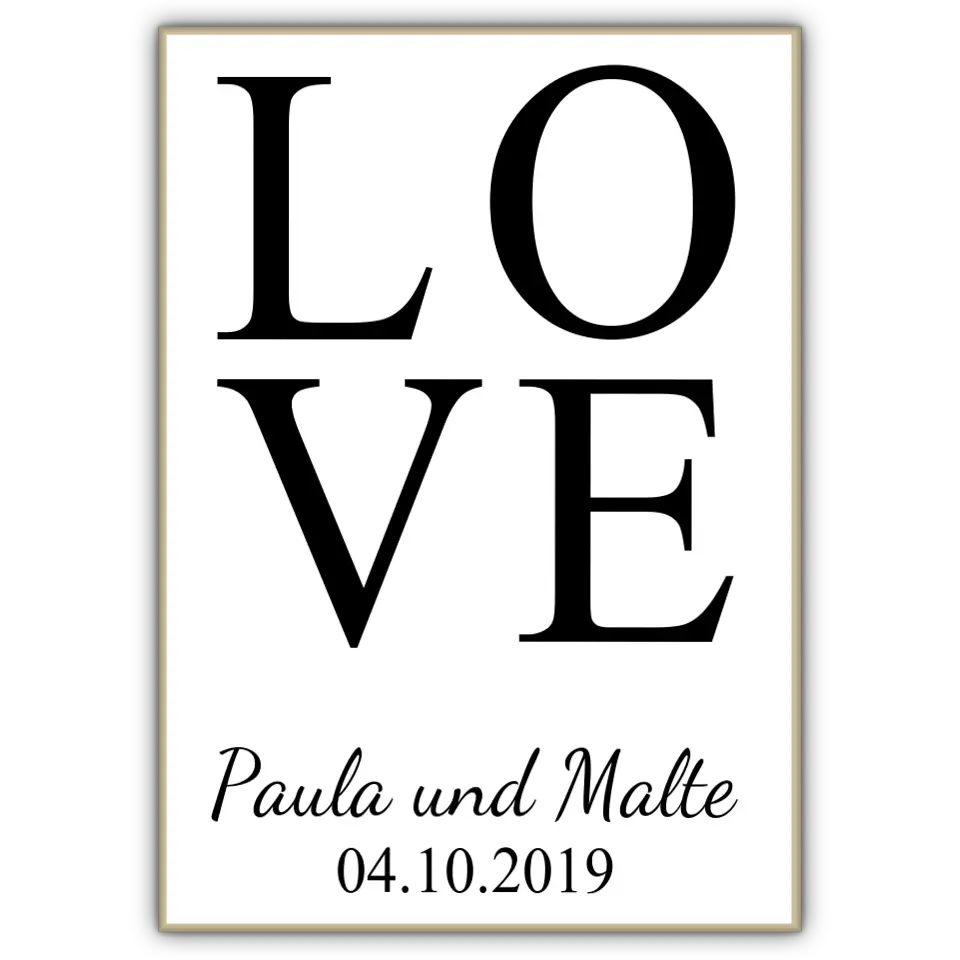 LOVE Poster - für die Familie