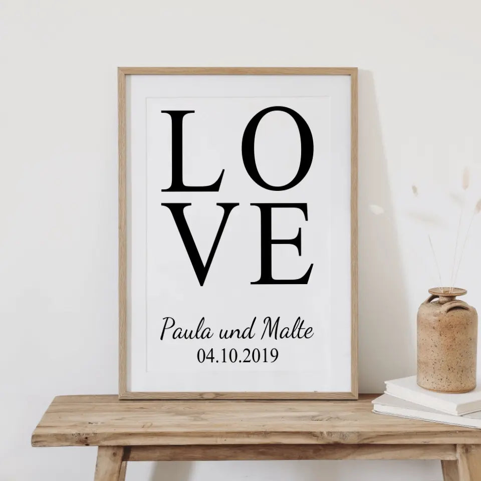 LOVE Poster - für die Familie