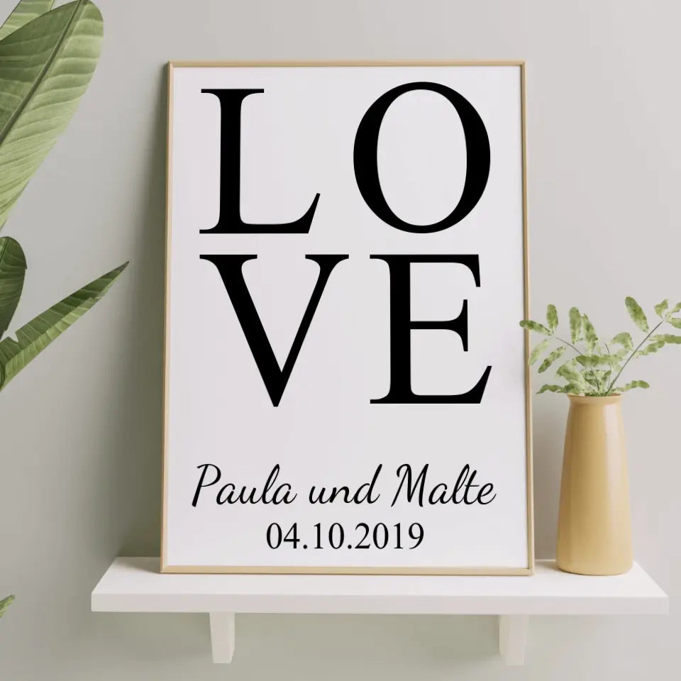 LOVE Poster - für die Familie