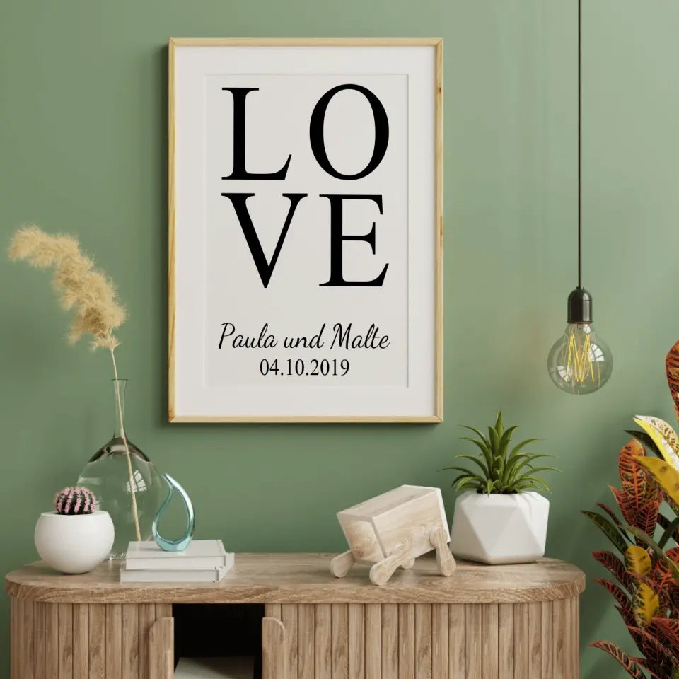 LOVE Poster - für die Familie