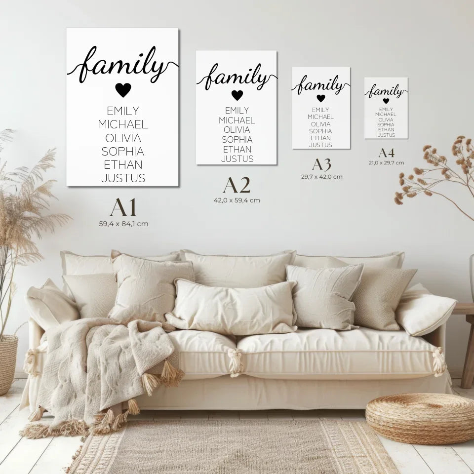 Kopie von Kopie von Kopie von Size Guide Templates, Lounge