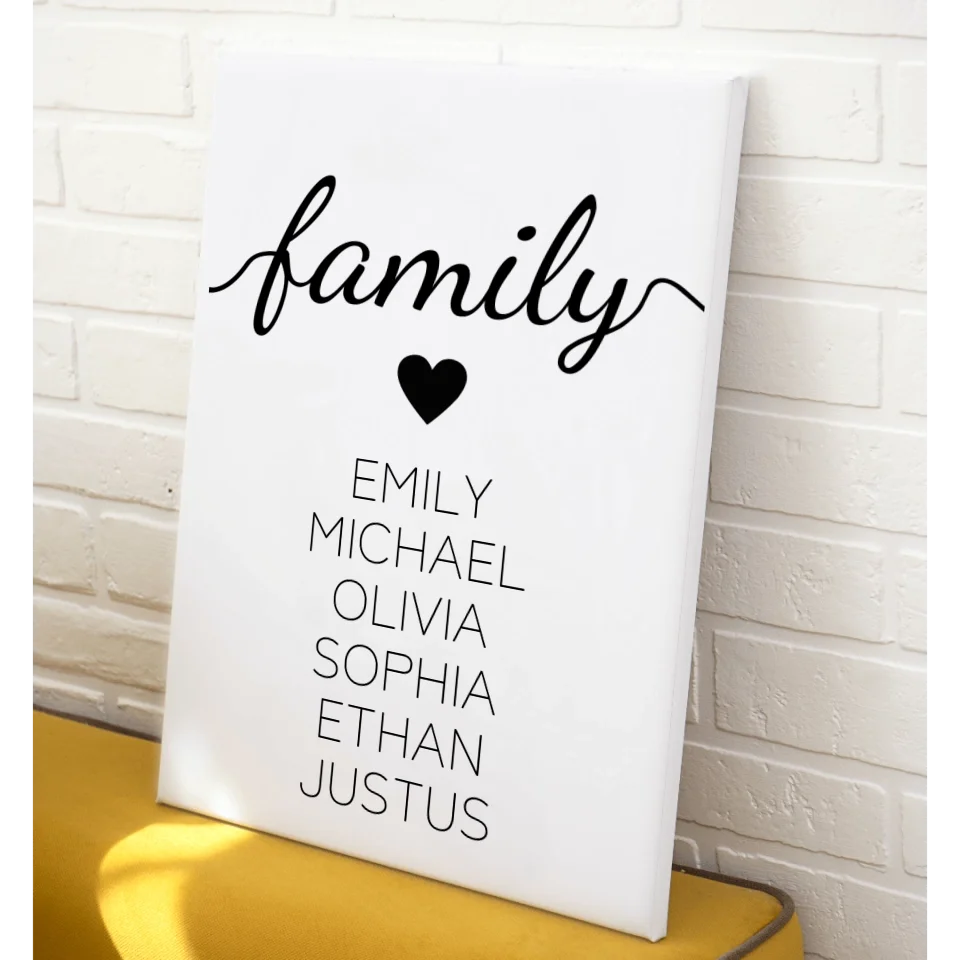 family Leinwand - für die Familie