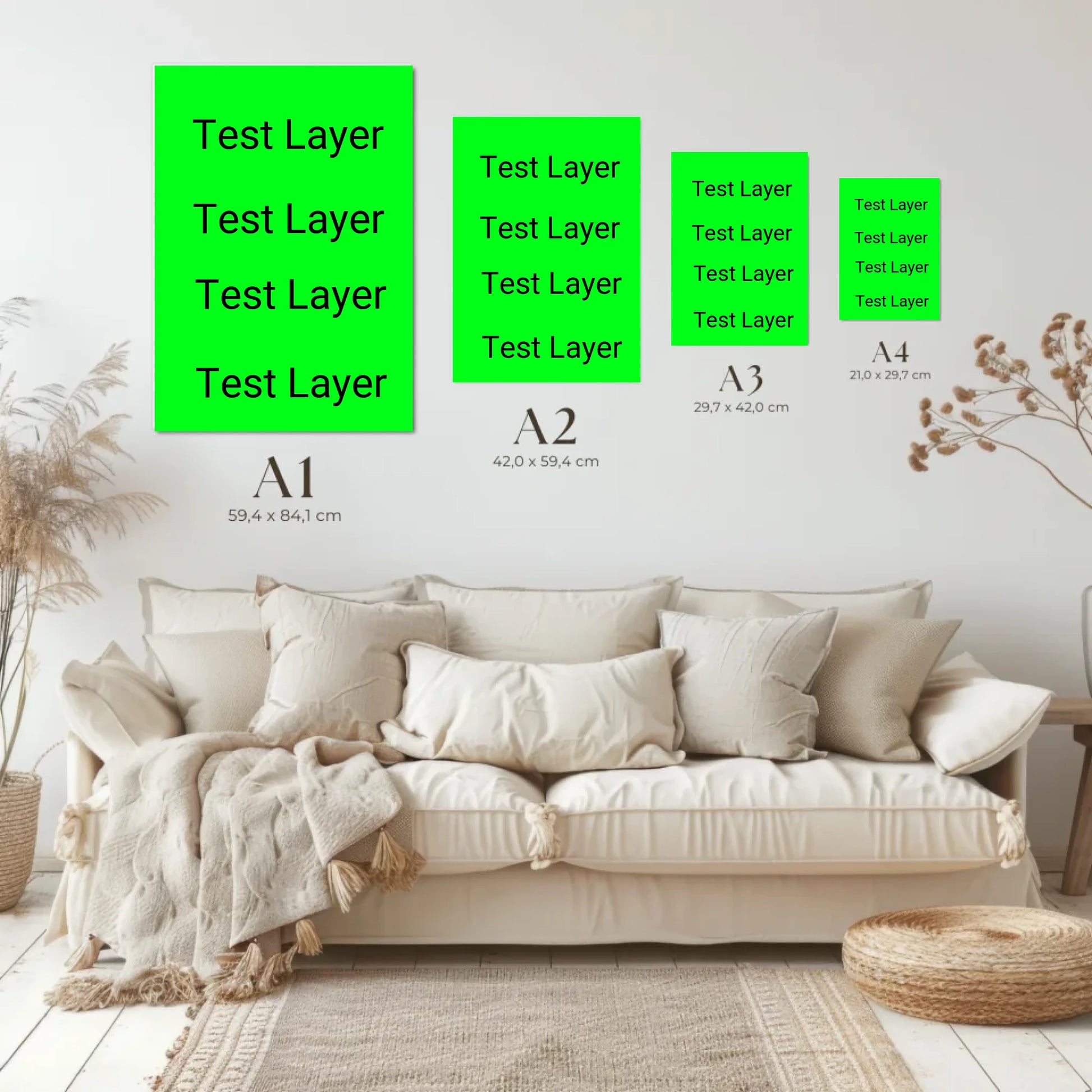 Kopie von Kopie von Kopie von Size Guide Templates, Lounge