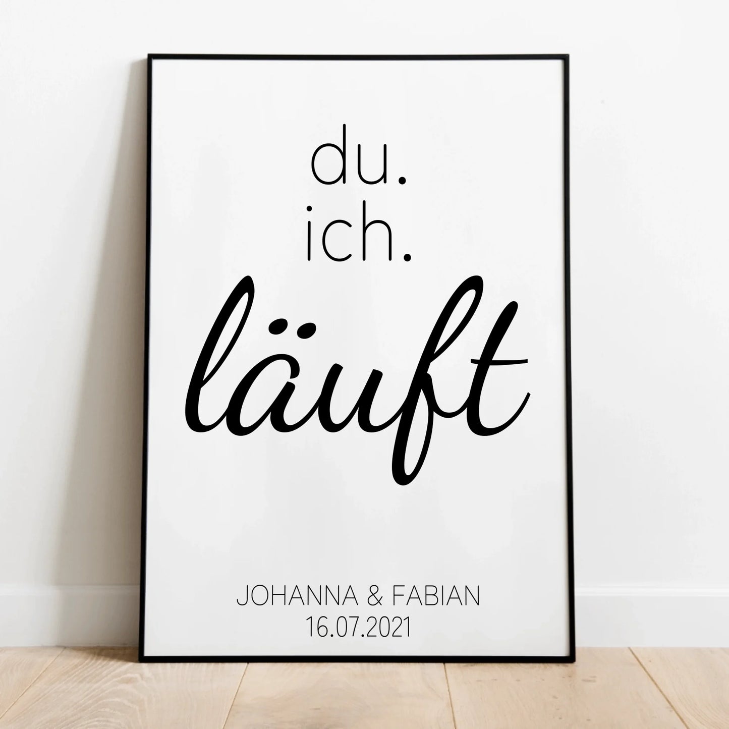 Du. Ich. Poster - für Paare