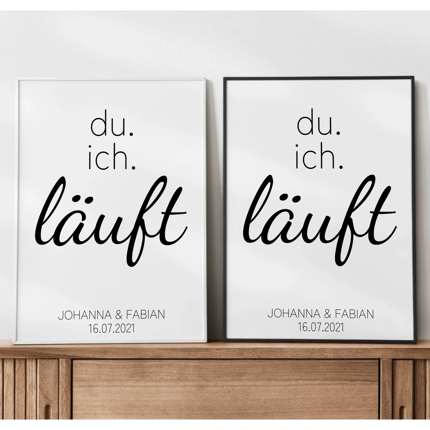 Du. Ich. Poster - für Paare