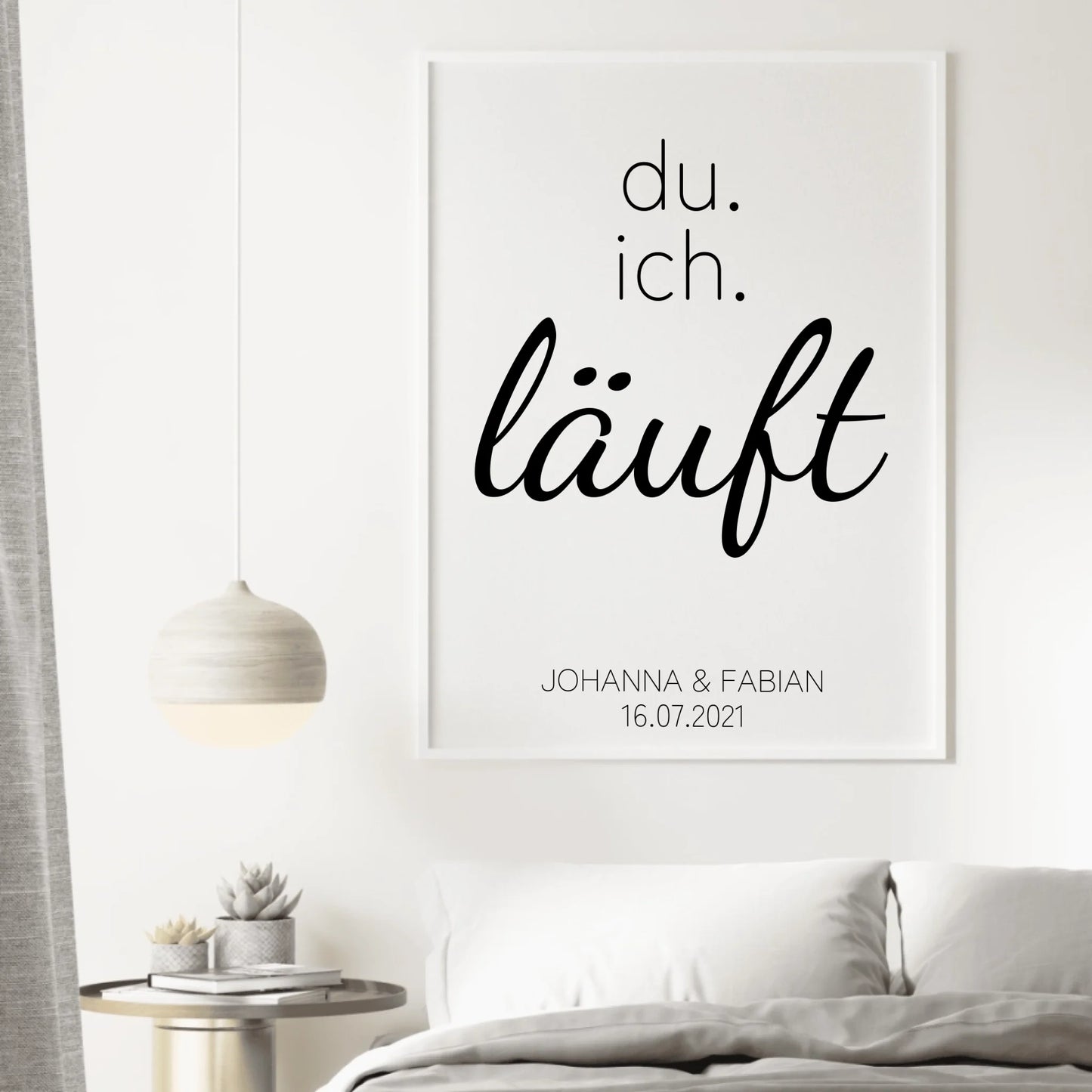 Du. Ich. Poster - für Paare