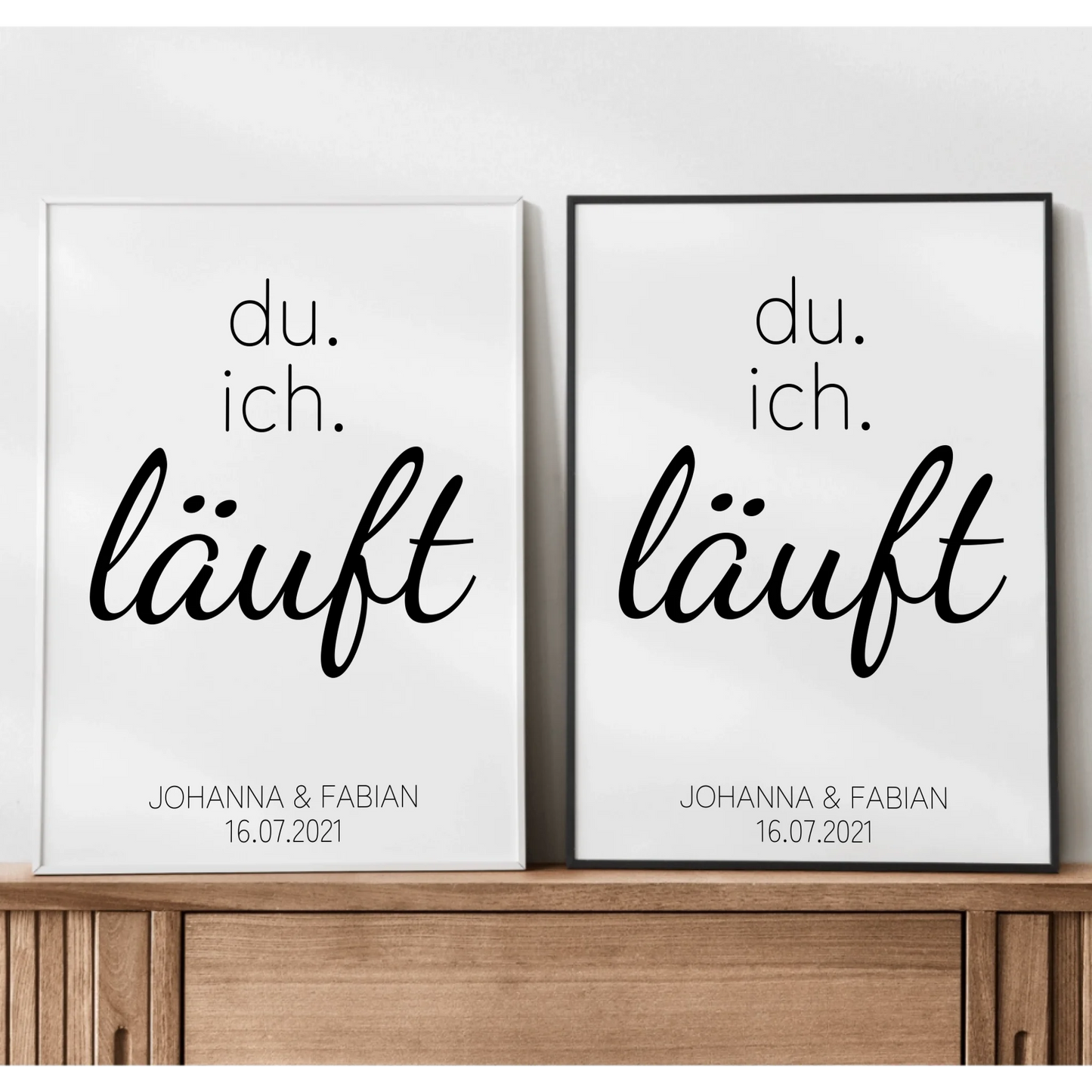 Du. Ich. Poster - für Paare