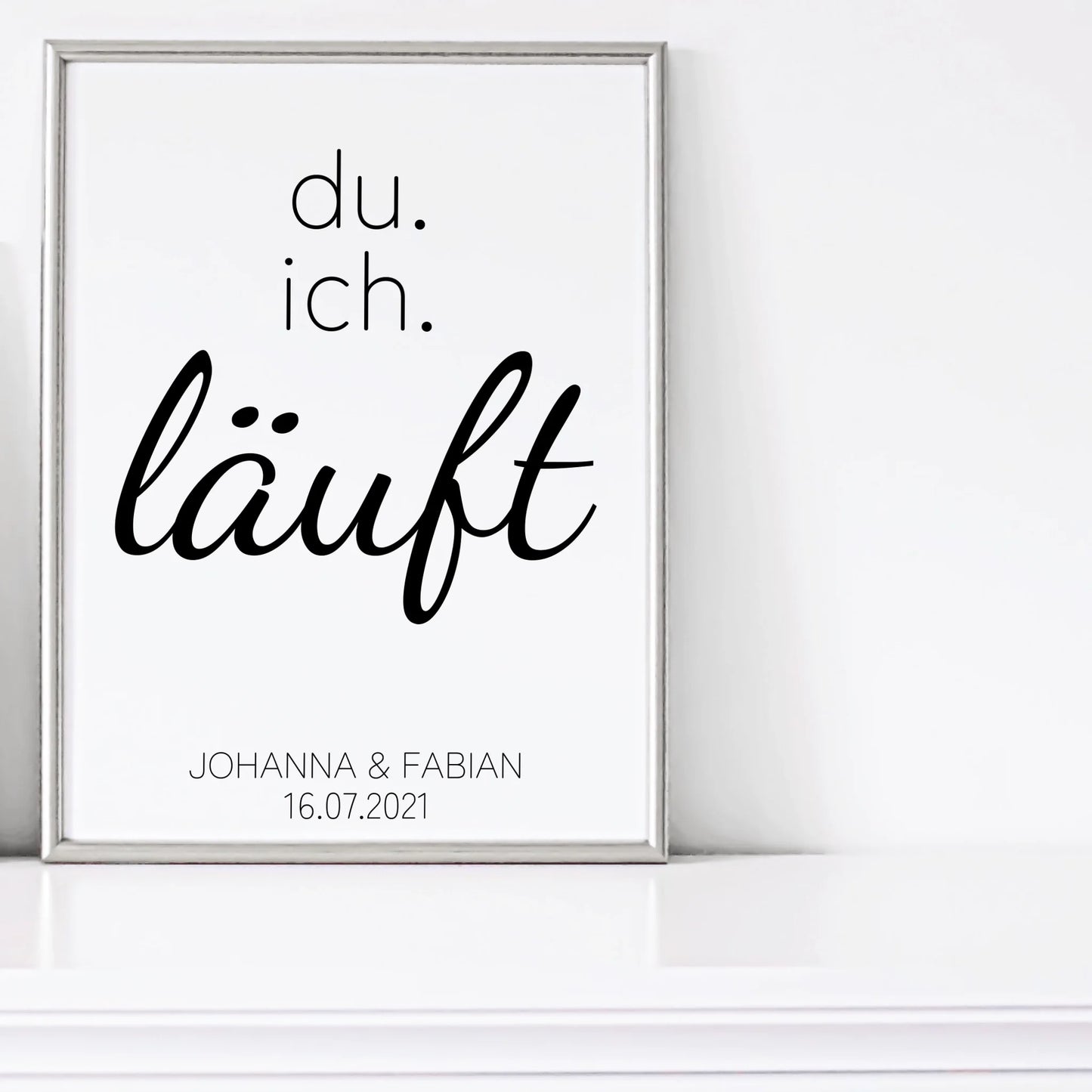 Du. Ich. Poster - für Paare