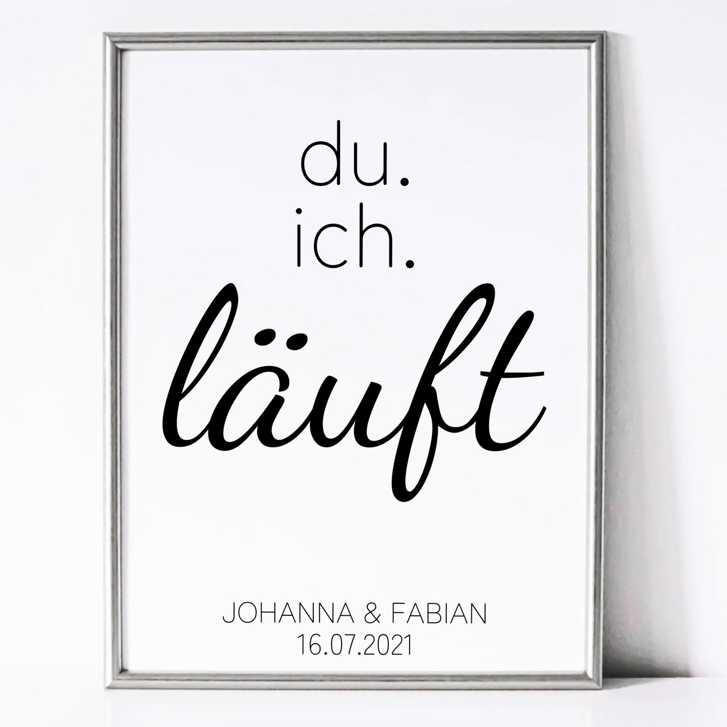 Du. Ich. Poster - für Paare