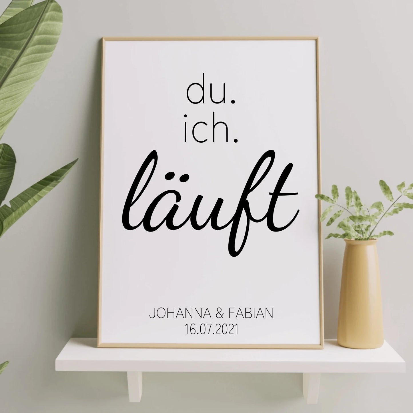 Du. Ich. Poster - für Paare
