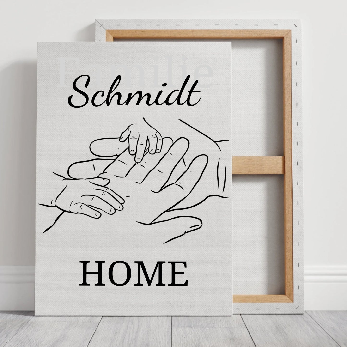 HOME Leinwand - für die Familie