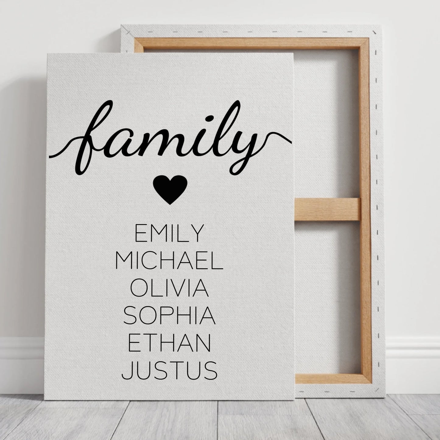 family Leinwand - für die Familie