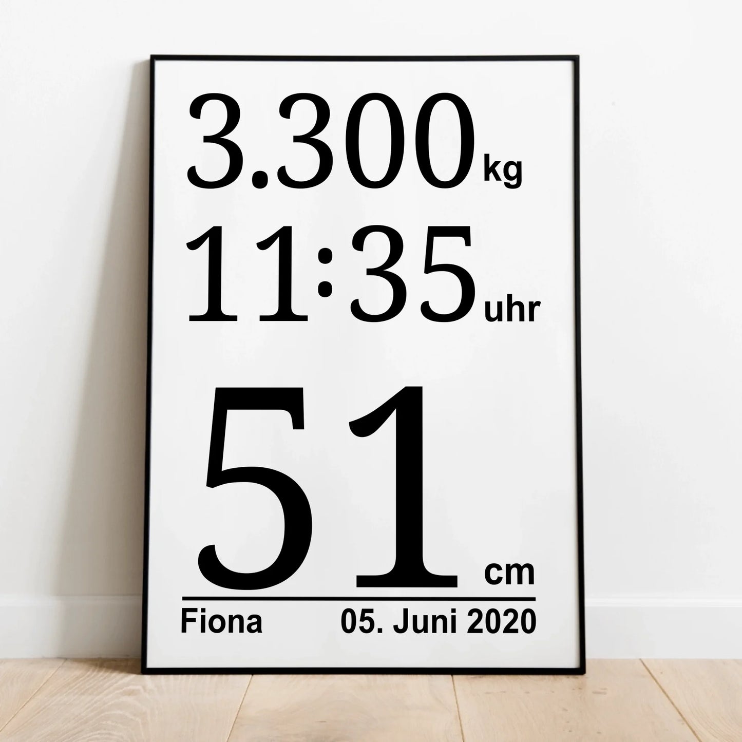 Kalender Poster - für die Geburt