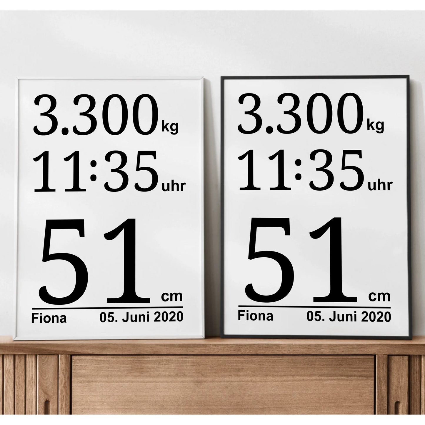 Kalender Poster - für die Geburt