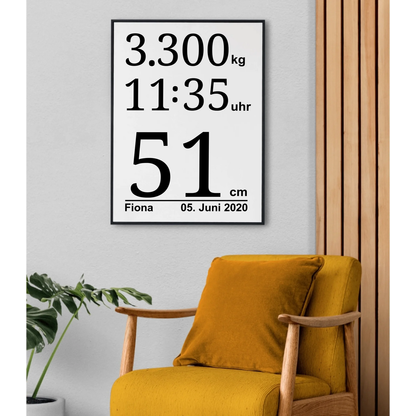 Kalender Poster - für die Geburt